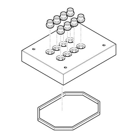 Festo Multi-Pin Plug CPV14-VI-P4-1/8-D CPV14-VI-P4-1/8-D